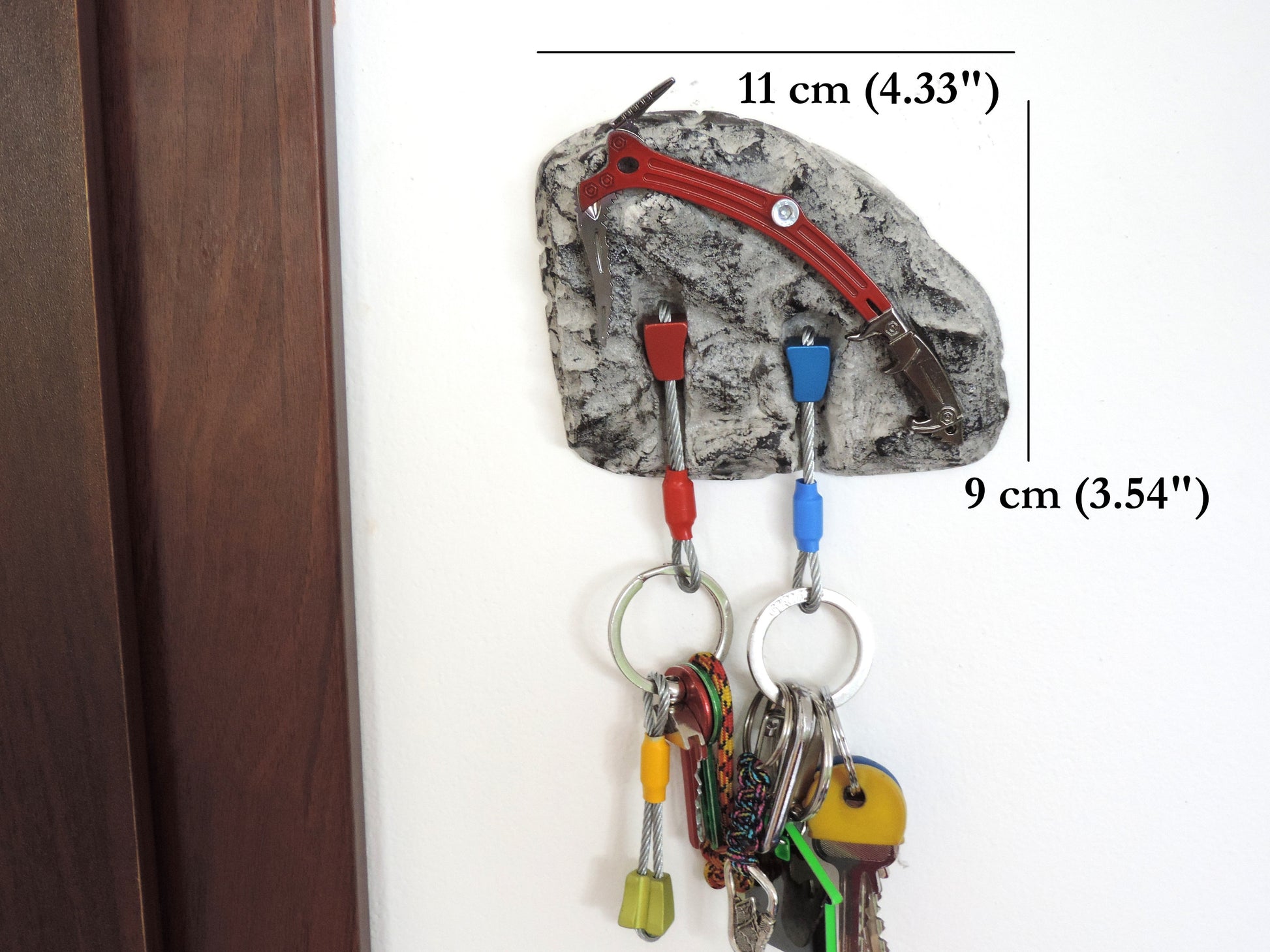 Ice Axe Keyholder for Climbers - 2 keys version