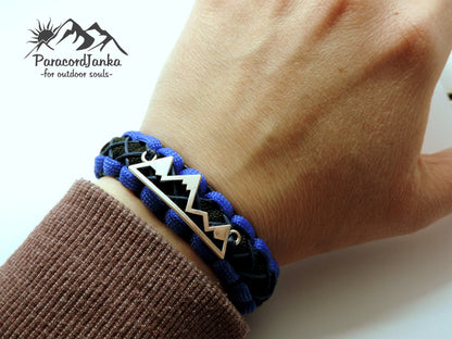 Mountain Bracelet, Climbing Jewelry, Mountain Gift