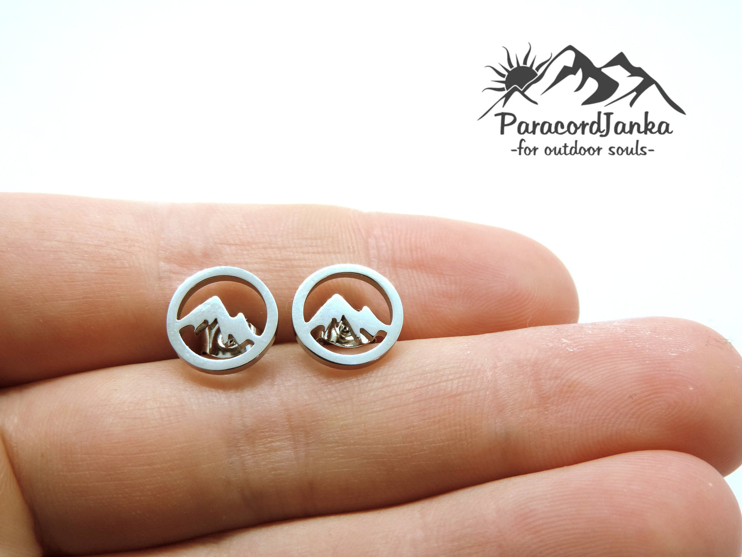 Minimalistic Mountain Earrings