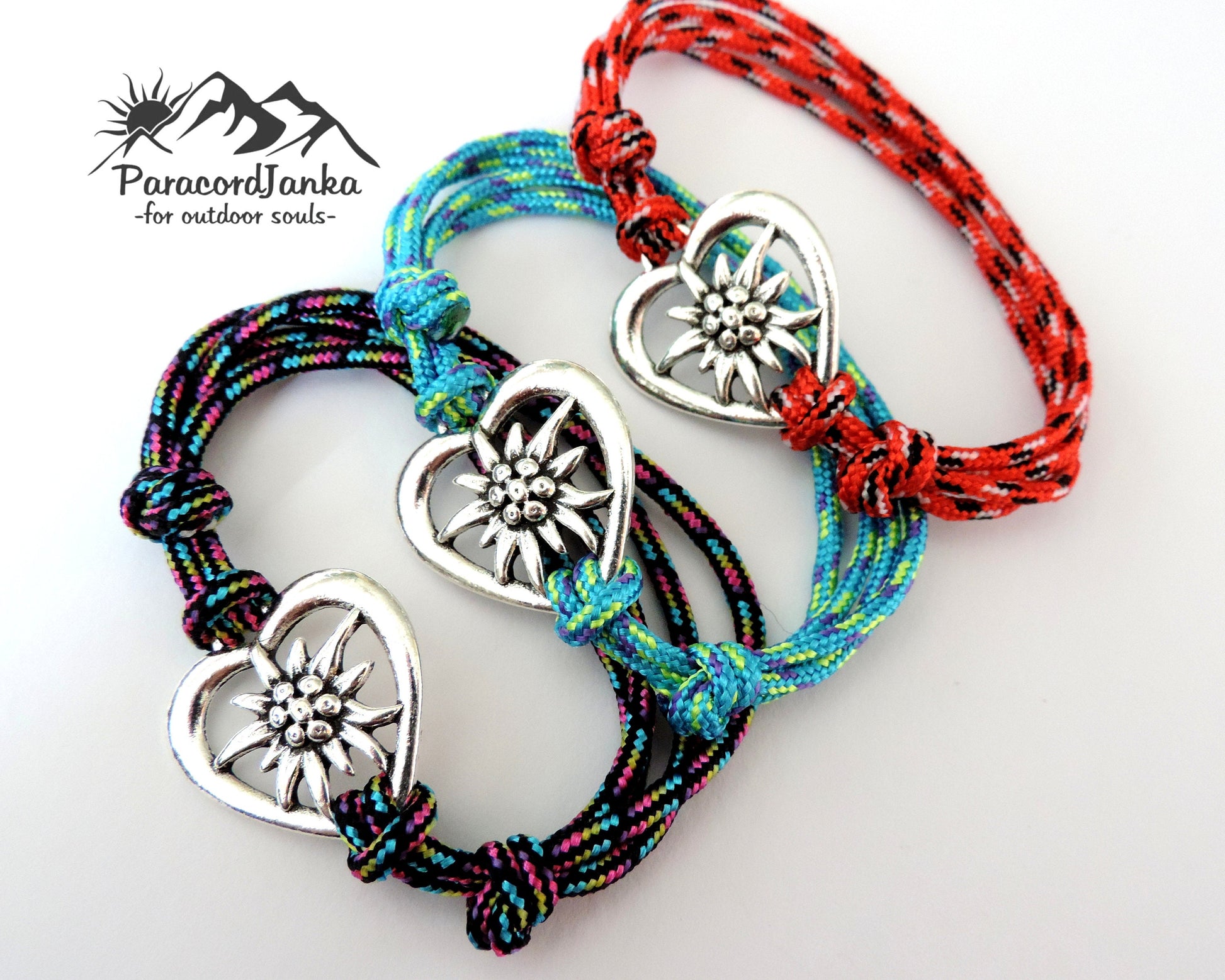 Edelweiss Mountain Bracelet, Gift for Mountain Lovers