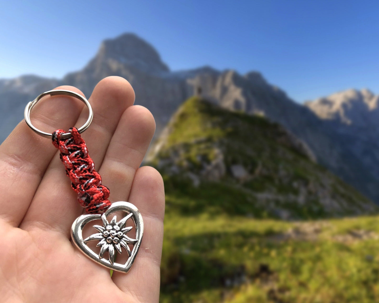 Edelweiss Mountain Keychain