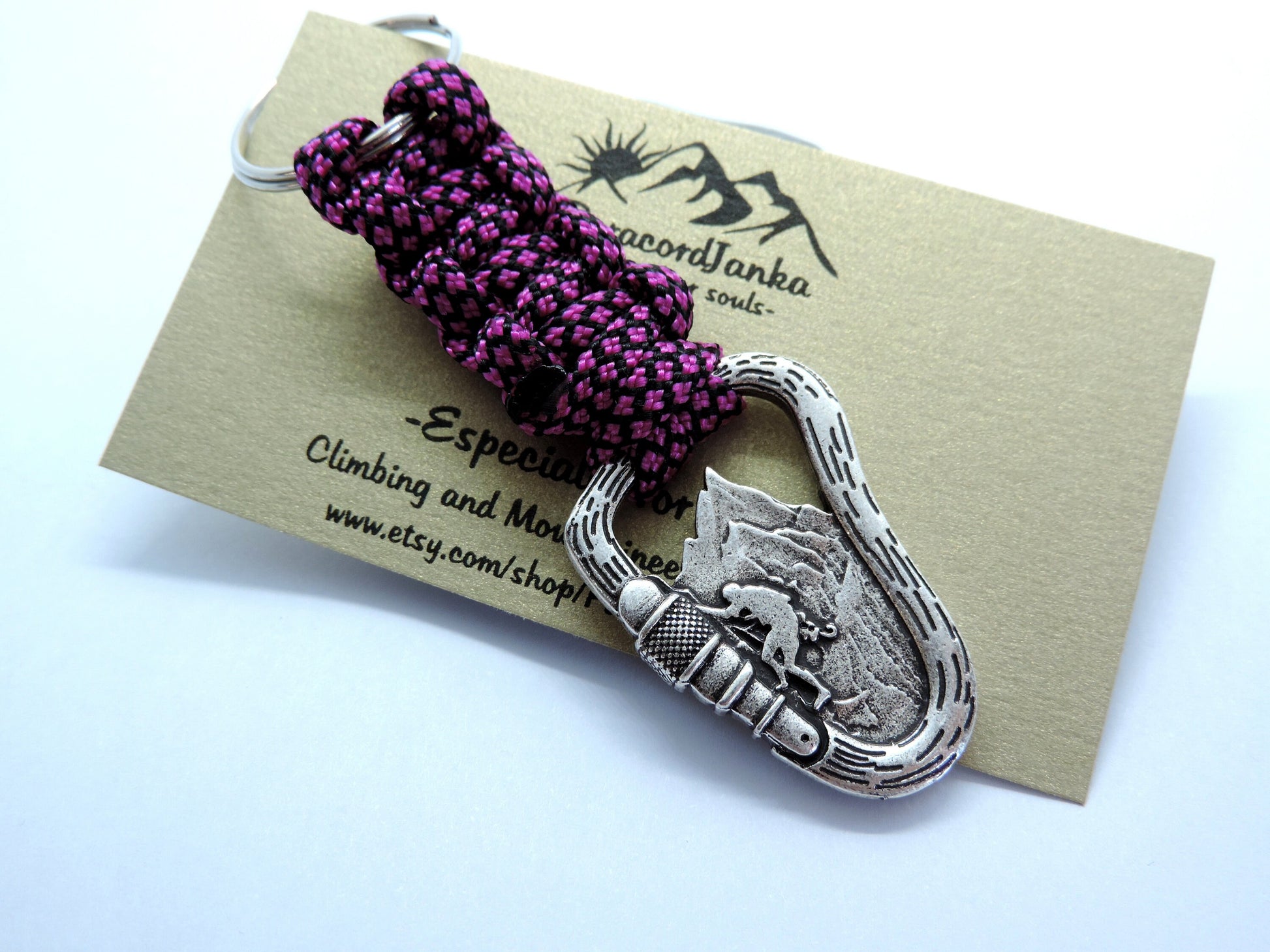 Climbing Carabiner Mountain Keychain Gift