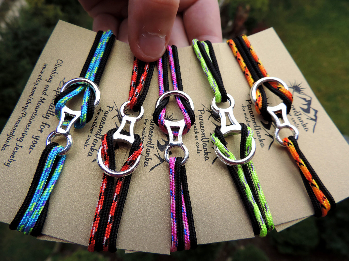 Climbing Bracelet, Gift for Climber, Climbing Jewelry