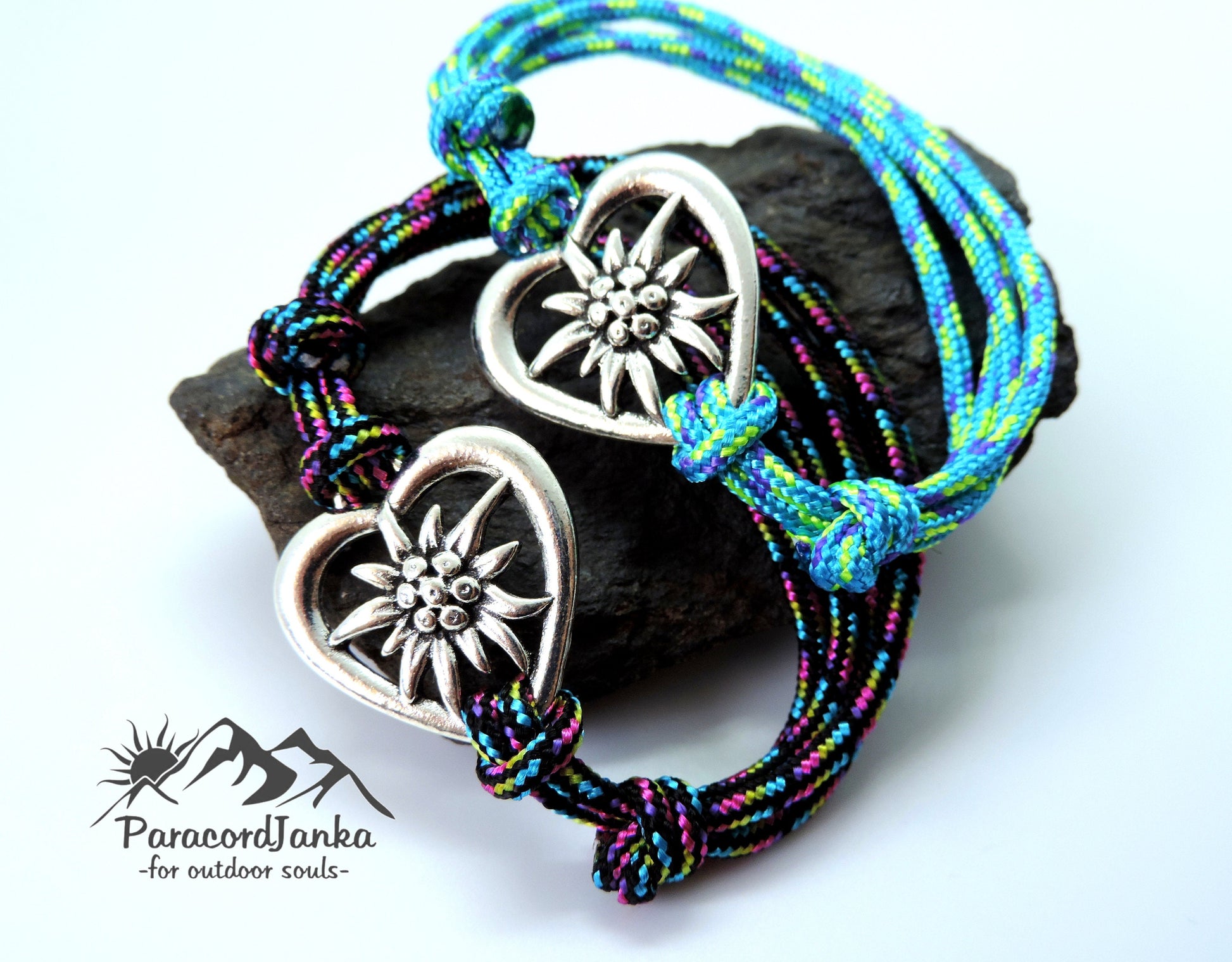 Edelweiss Mountain Bracelet, Gift for Mountain Lovers