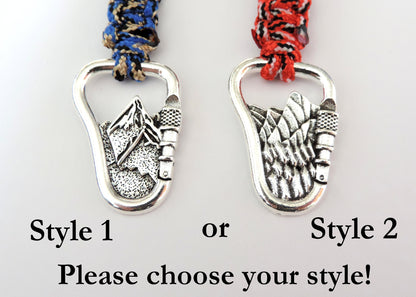 Climbing Mountain Keychain, Climbing Gift