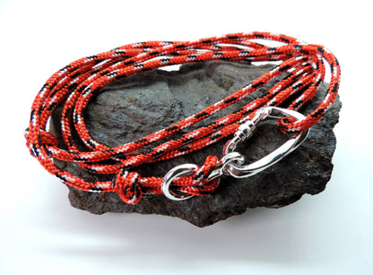 Long Climbing Bracelet, Gift for Climbers, Climbing Jewelry