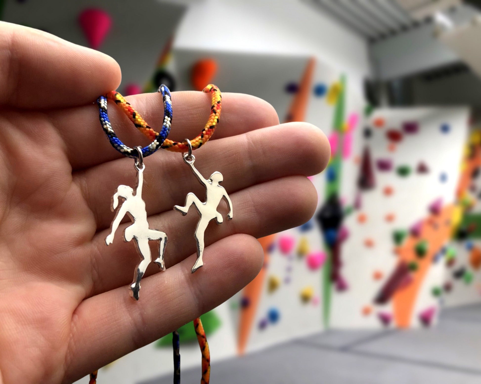 Climbing Necklace, Climbing Jewelry, Gift for Climber