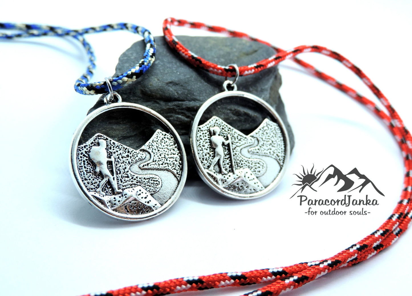 Hiking Mountain Necklace Gift