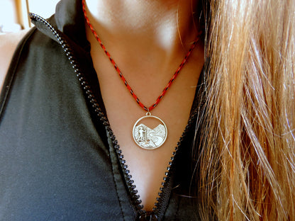 Hiking Mountain Necklace Gift