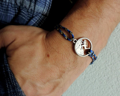 Climbing Boy Necklace and Bracelet, Climbing Jewelry, Gift for Climber