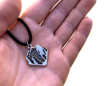 Hiking Mountain Necklace