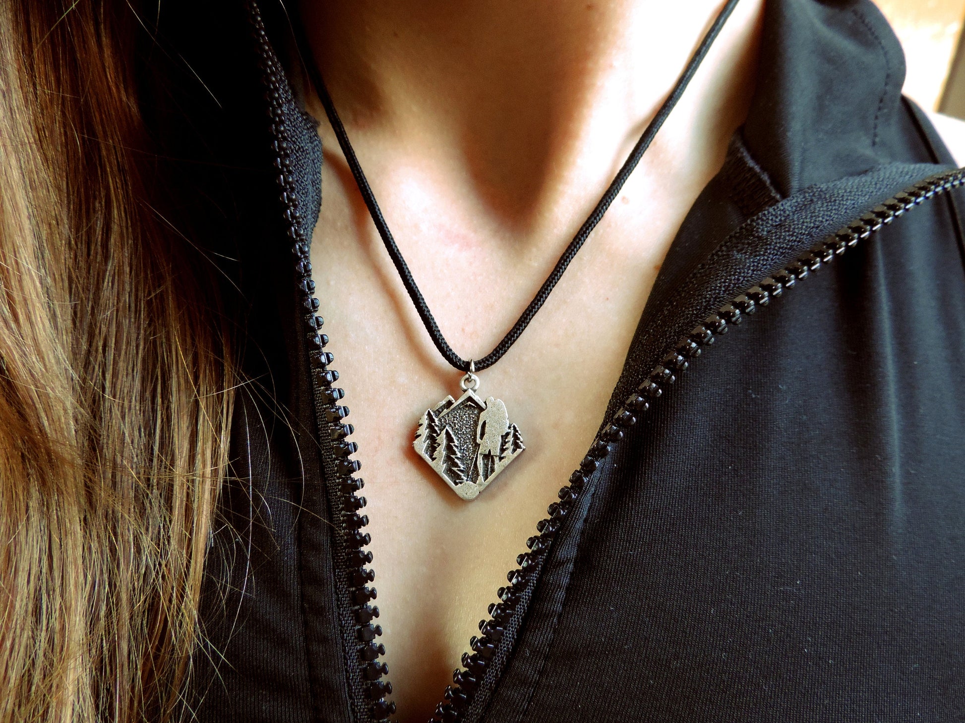 Hiking Mountain Necklace