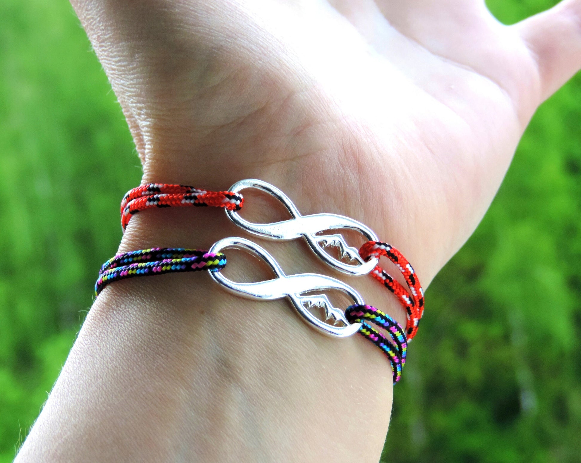 Infinity Mountain Bracelet, Gift for Mountain Lovers