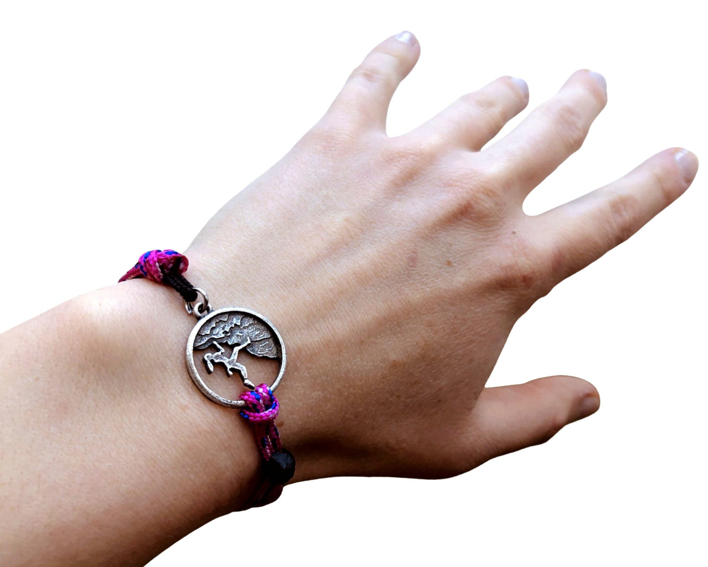 Climbing Girl Bracelet, Gift for Climbing Lover, Climbing Jewelry