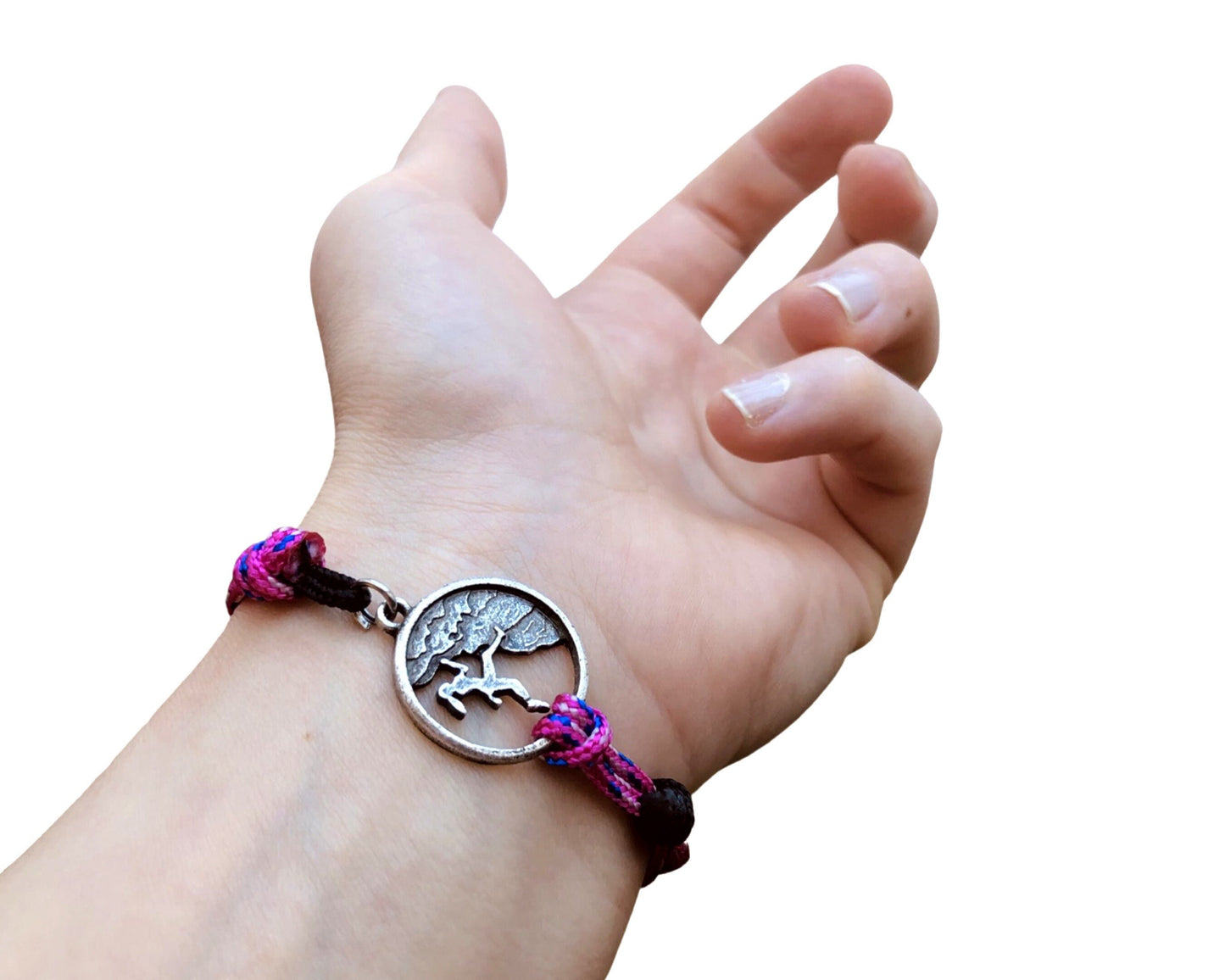 Climbing Girl Bracelet, Gift for Climbing Lover, Climbing Jewelry