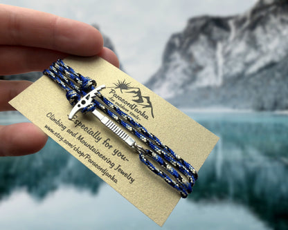 Ice Axe Mountain Bracelet Hiking Jewelry