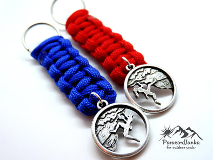 Climbing Keychain, Gift for Climbing Lovers, Climbing Jewelry