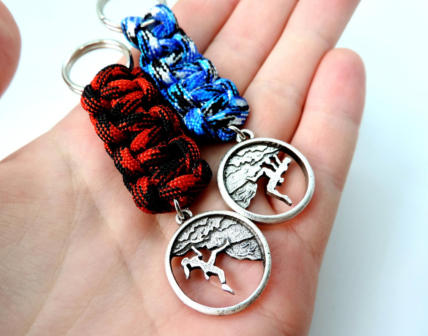 Climbing Keychain, Gift for Climbing Lovers, Climbing Jewelry