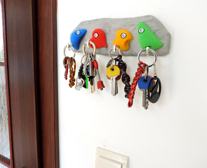 Climbing Holds Keyholder, Gift for Climbing Lover