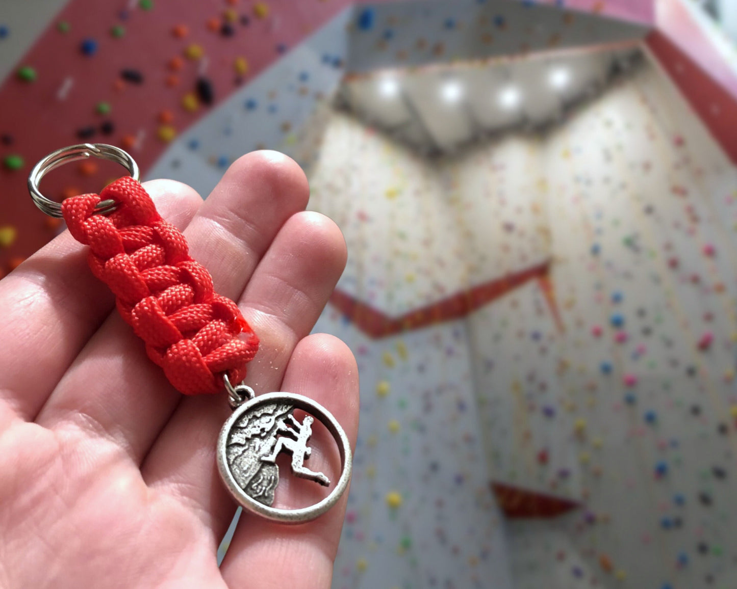 Climbing Keychain, Gift for Climbing Lovers, Climbing Jewelry