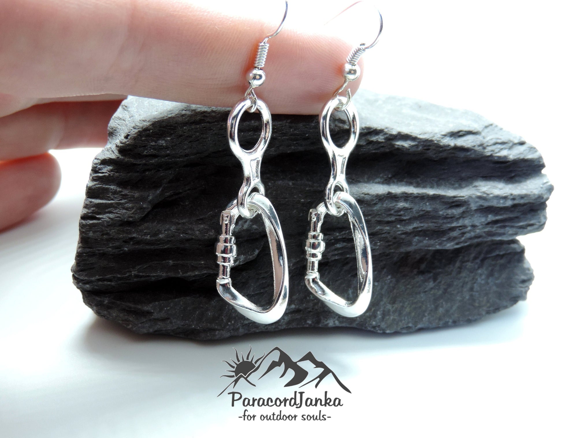 Climbing Earrings, Climbing Jewerly, Gift for Climber