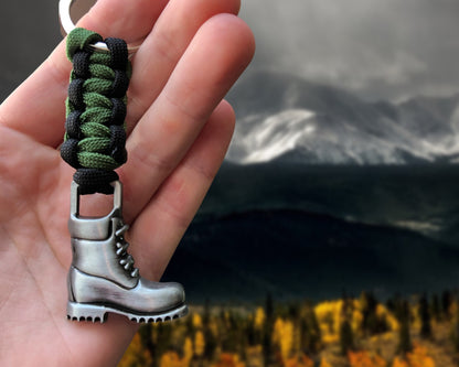 Hiking Shoe Keychain Gift