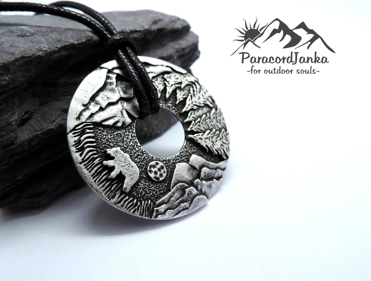 Hiking Mountain Necklace Gift