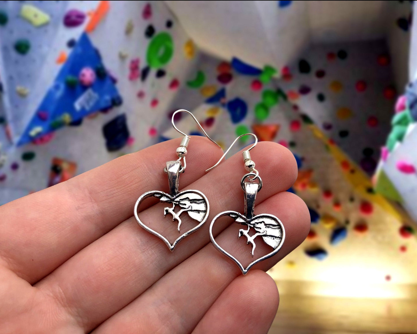 Climbing Girl Earrings Jewerly Gift Climber