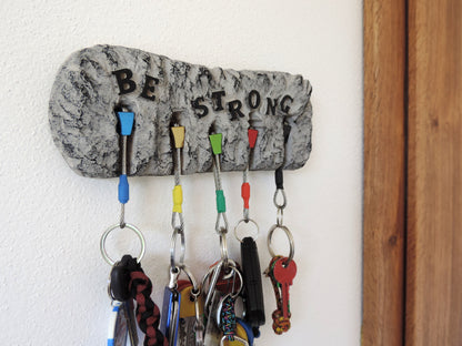 Be Strong Climbing Keyholder - 5 keys version