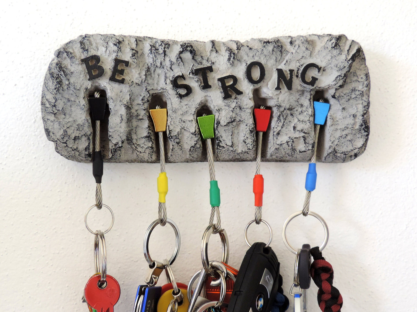 Be Strong Climbing Keyholder - 5 keys version