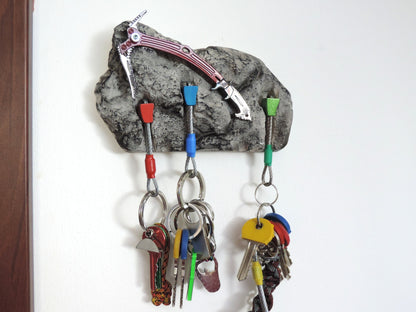 Ice Axe Keyholder for Climbers - 3 keys version