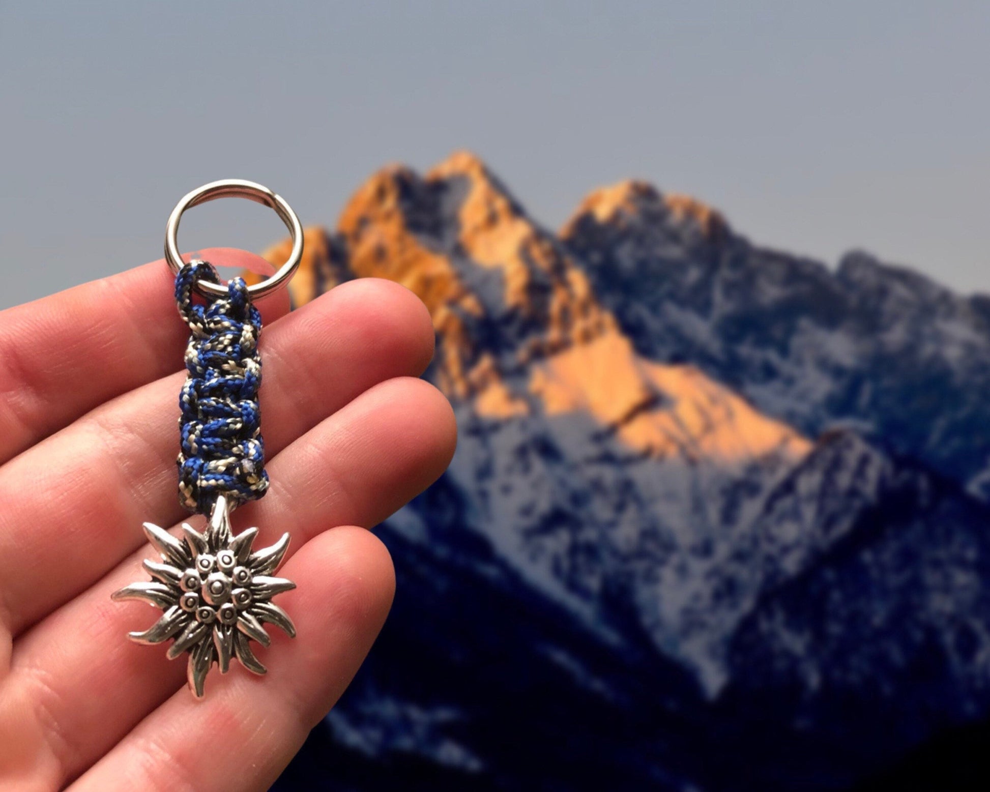 Edelweiss Mountain Keychain