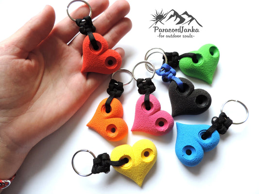 Heart Climbing Keychain, Gift for Climbers, Climbing Hold