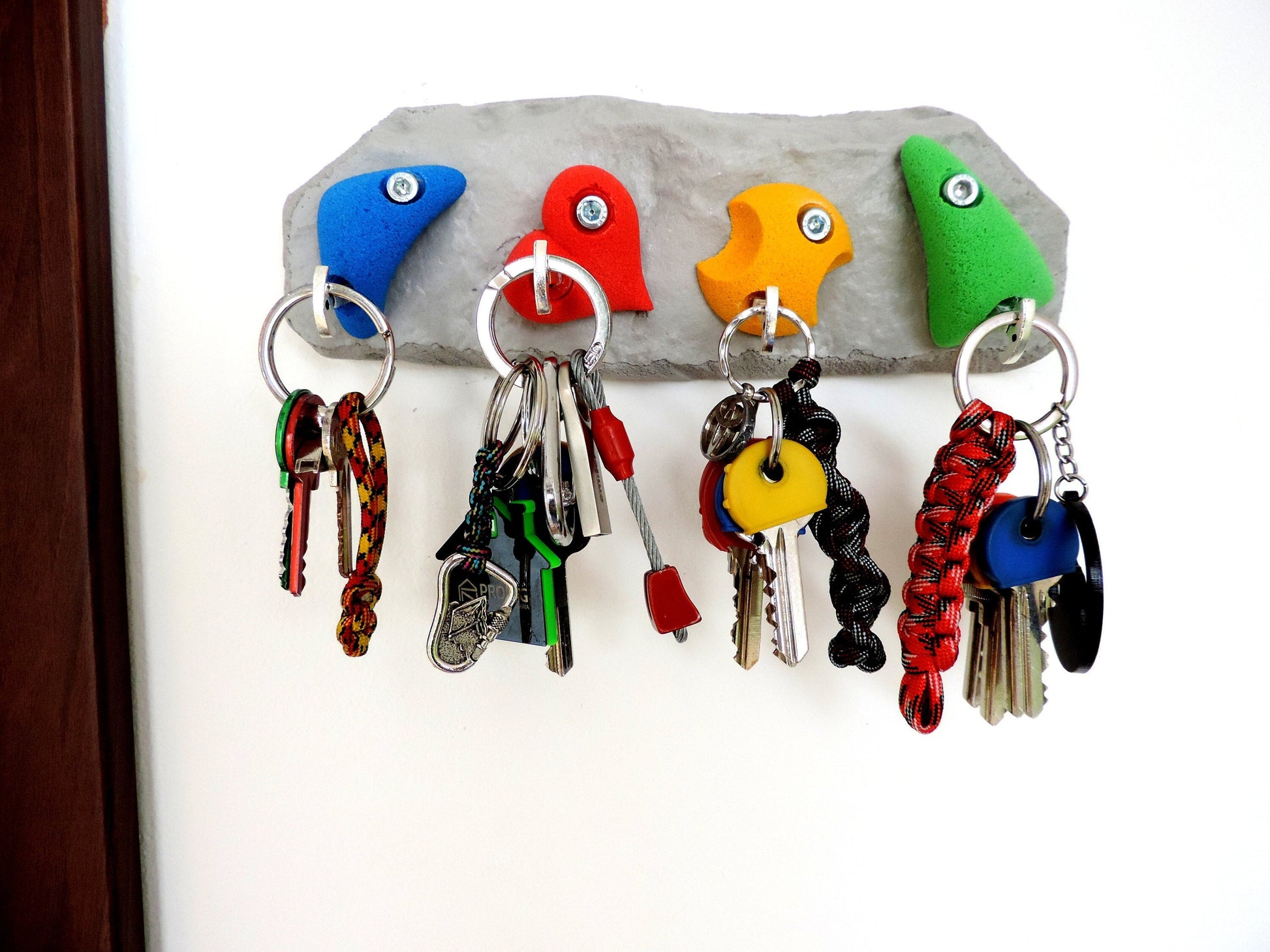 Climbing Holds Keyholder, Gift for Climbing Lover