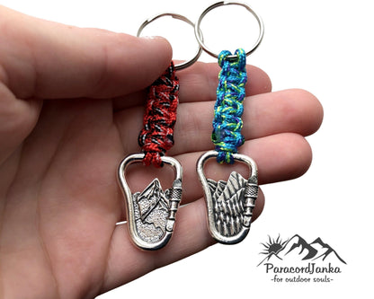 Climbing Mountain Keychain, Climbing Gift