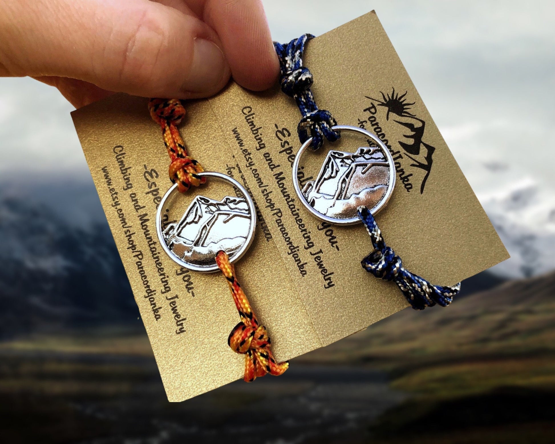 Mountain Hiking Climbing Bracelet Gift