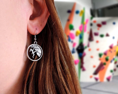 Climbing Girl Earrings Jewerly Gift Climber