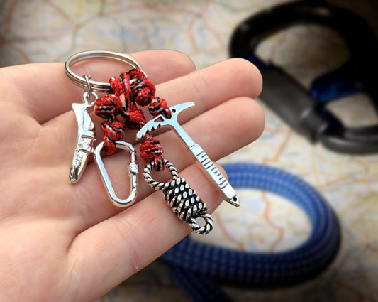 Climbing Keychain Carabiner Shoe Rope