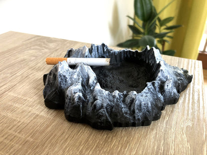 Mountain Ashtray Gift Hiking Climbing Mountain Decor