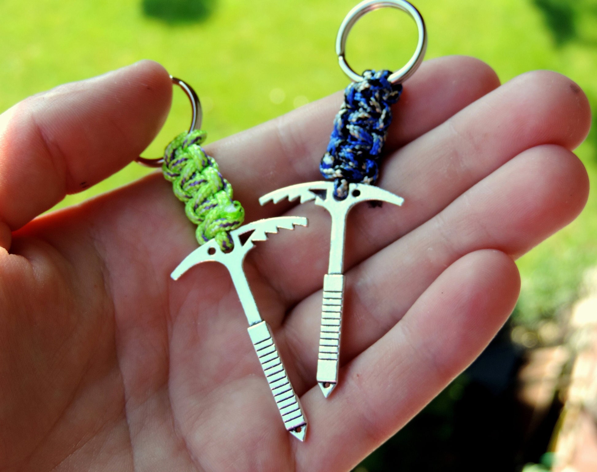 Ice Axe Keychain, Climbing Jewelry