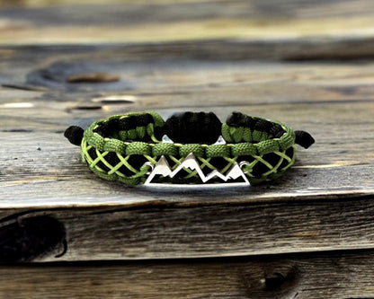 Mountain Bracelet, Climbing Jewelry, Mountain Gift