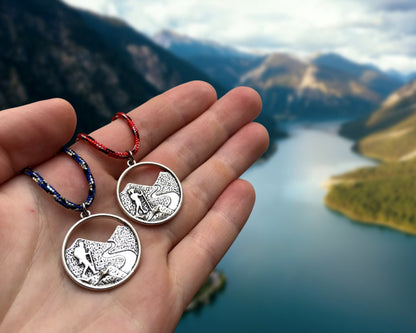 Hiking Mountain Necklace Gift