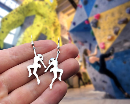 Climbing Girl Earrings Jewerly Gift Climber