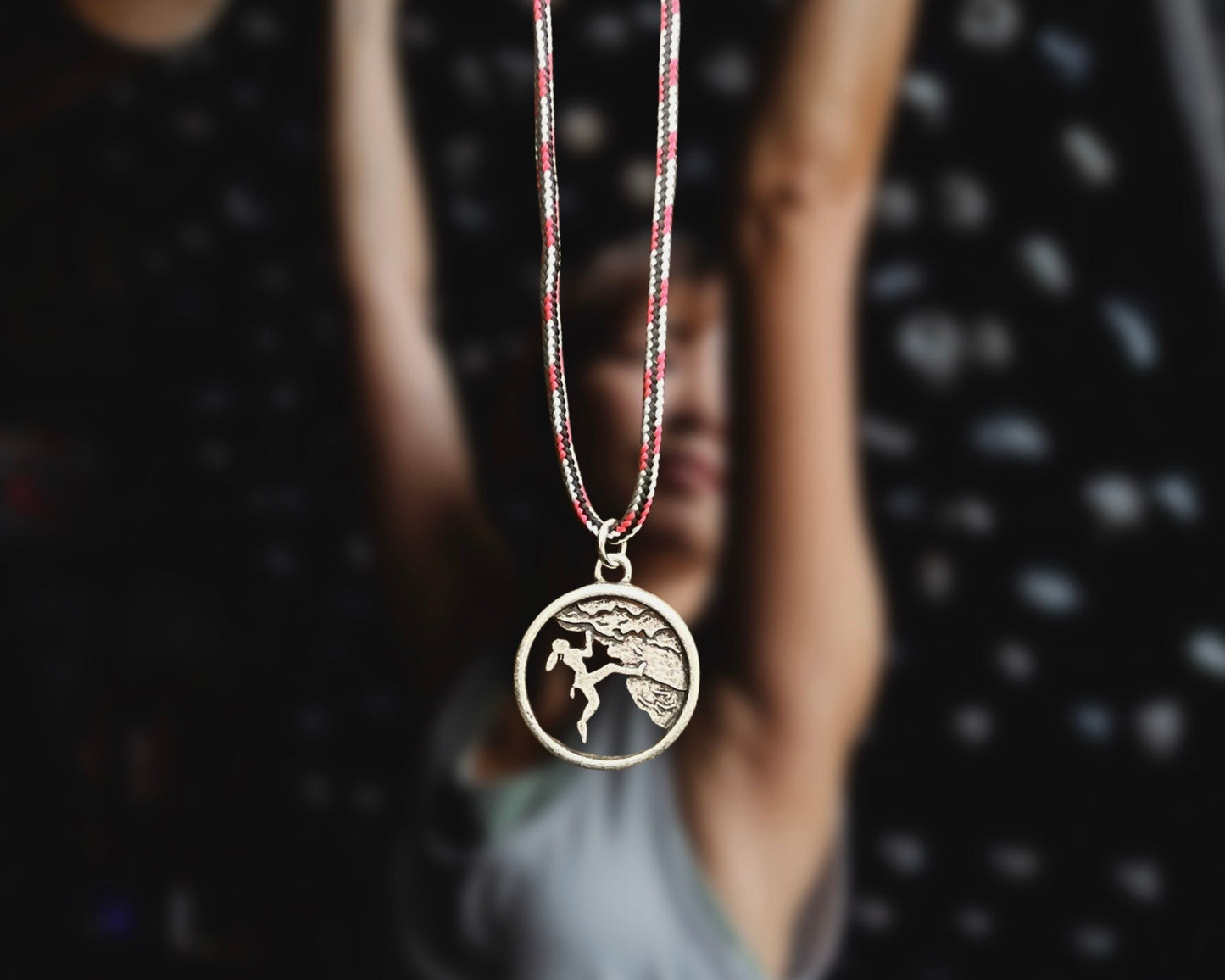 Climbing Girl Necklace and Bracelet Jewelry Gift