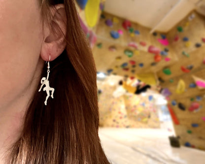 Climbing Girl Earrings Jewerly Gift Climber