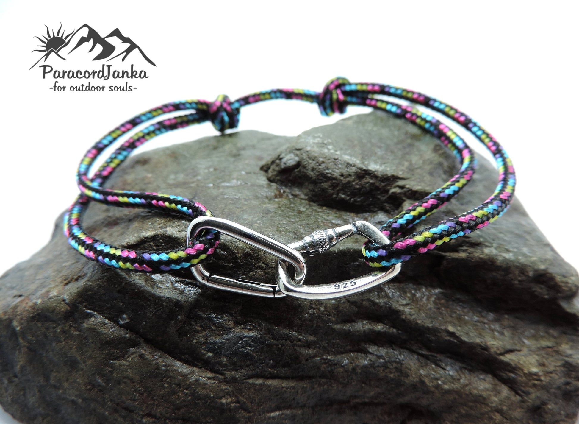 Silver Openable Climbing Carabiner Bracelet Jewelry Gift